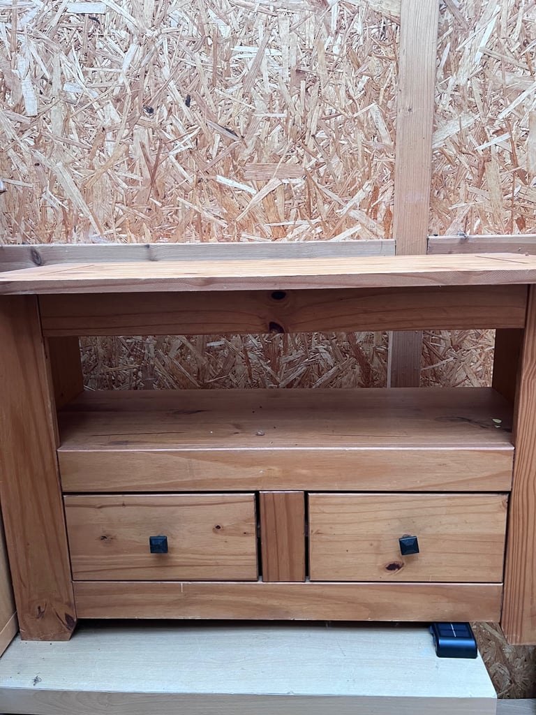 image for Tv table with 2 small drawers 