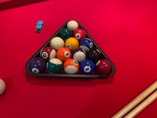 6ft StrikeworthPro Pool Table Deluxe Red cloth Exc Cond RRP £579