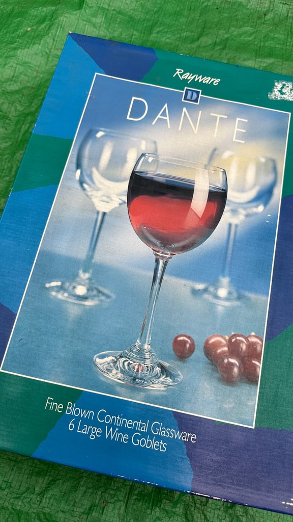 New Dante Wine Glasses x6