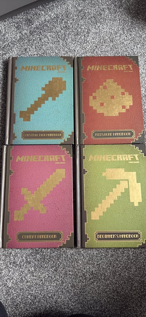 image for 4 Minecraft books