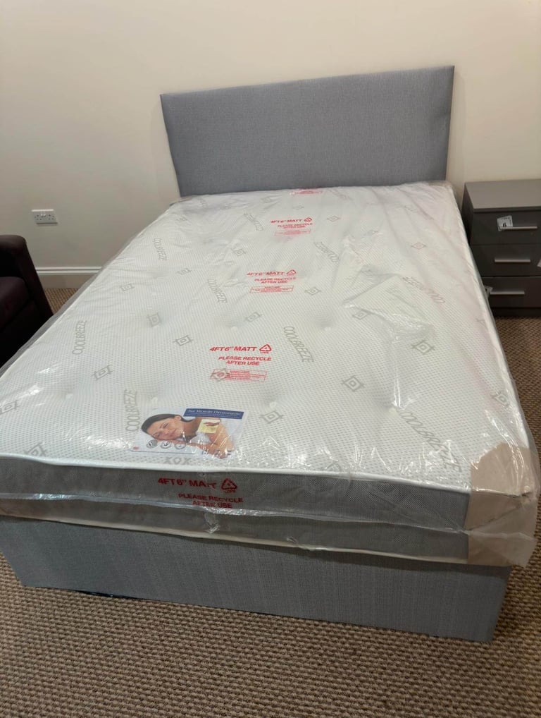 Small Double Bed 4FT – Brand New with Mattress