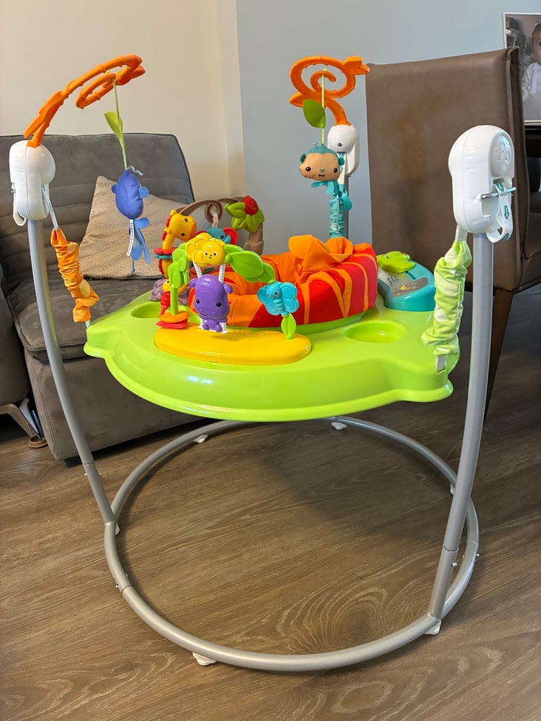 image for Fisher-Price Jumperoo: Roarin' Rainforest Newborns