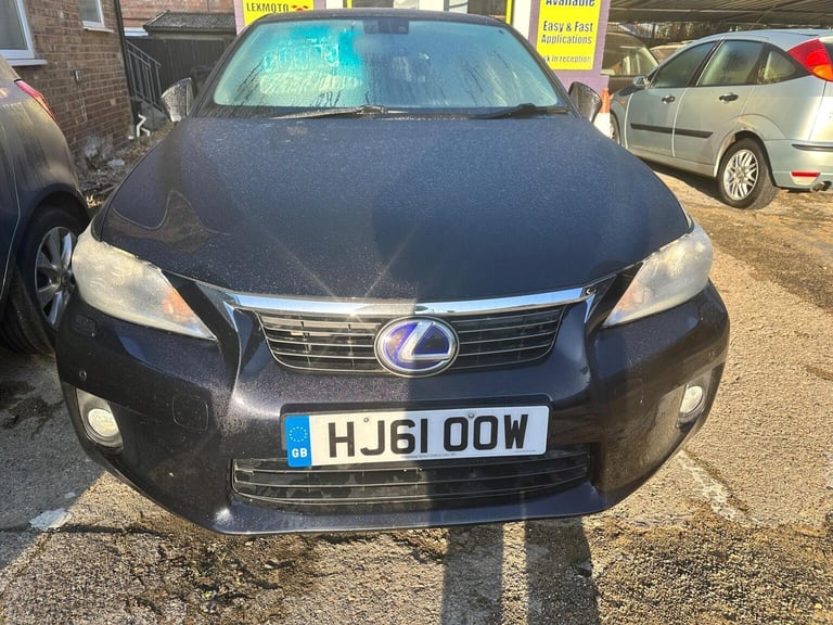 LEXUS CT 1.8 200H SE-L CVT EURO 5 SS 5DR 2011 Hybrid Automatic in Black