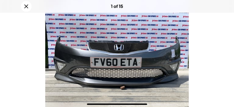 image for Honda Civic Type S Bumper