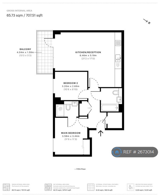 2 bedroom flat in Lyon Road, Harrow, HA1 (2 bed) (#2673014)