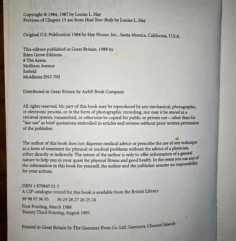 📘 You Can Heal Your Life by Louise L. Hay