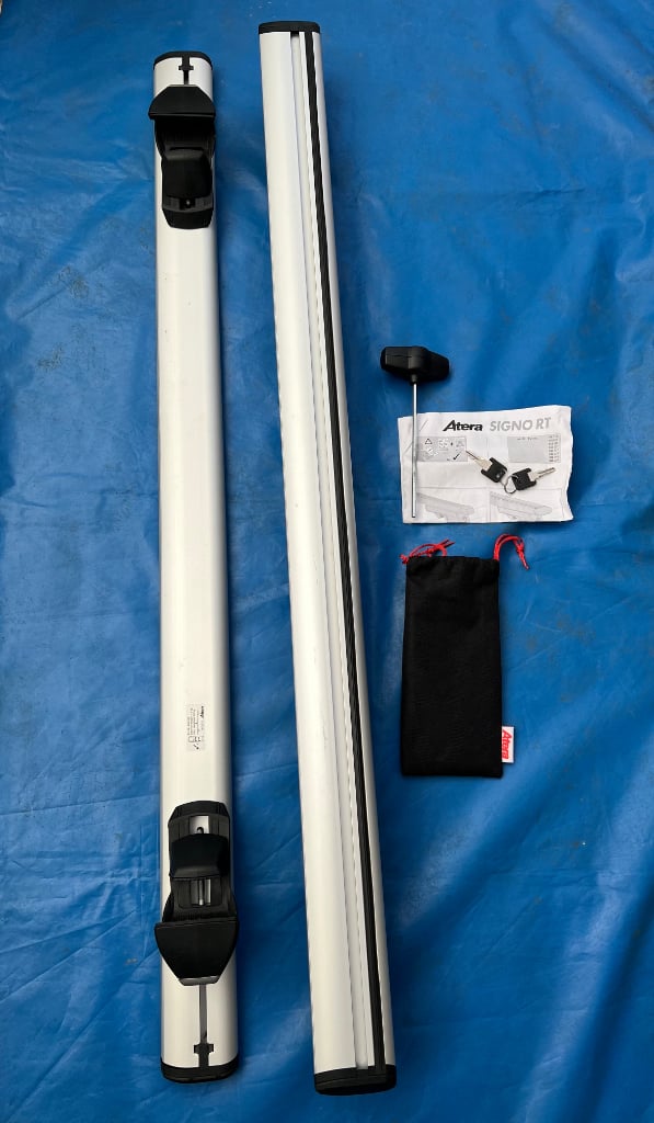 image for Atera SIGNO RT silver aluminium bars - 122cm no. 048 222.