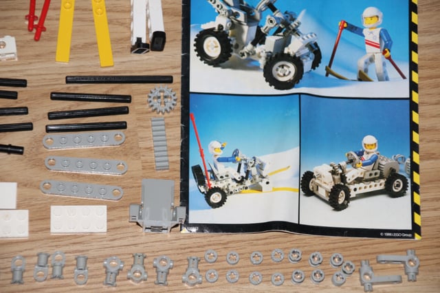 Lego Technic 8620 Snow Scooter complete with instructions in