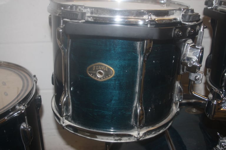 Vintage Tama Rockstar Custom Blue 5 Piece Drum Kit 22in Bass + All Hardware Included ~ £475 ono