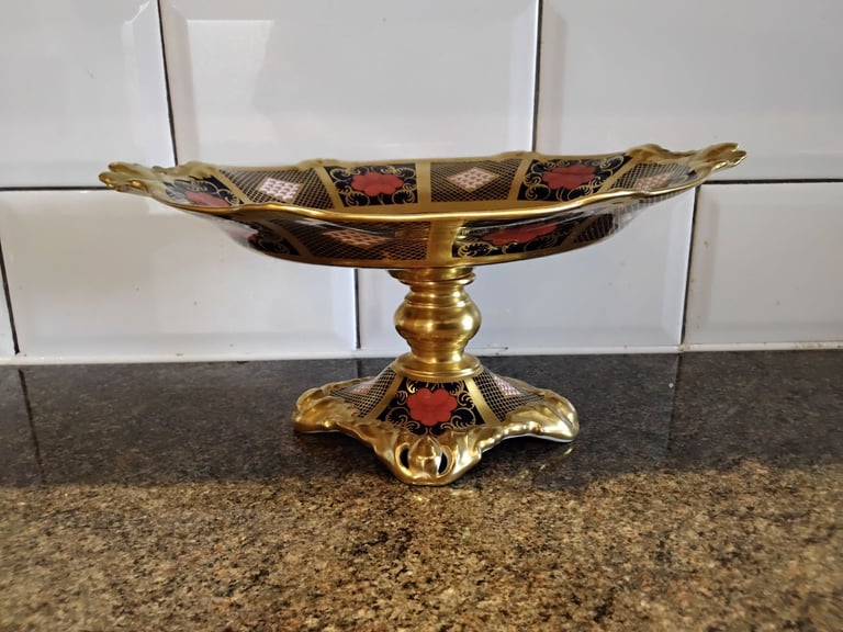 ROYAL CROWN DERBY SGB OVAL COMPORT 1st QUALITY 