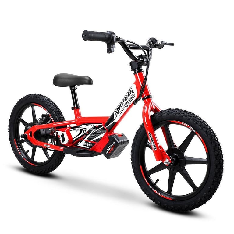 DANNYS DIRT BIKES AMPED A16 ELECTRIC BALANCE BIKE 4-6YR MAY PX REVVI 