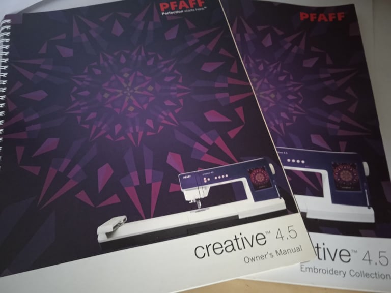 Pfaff creative 4.5  computerised sewing& embroidery machine ONO