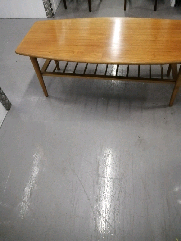 Mid century long John coffee table 