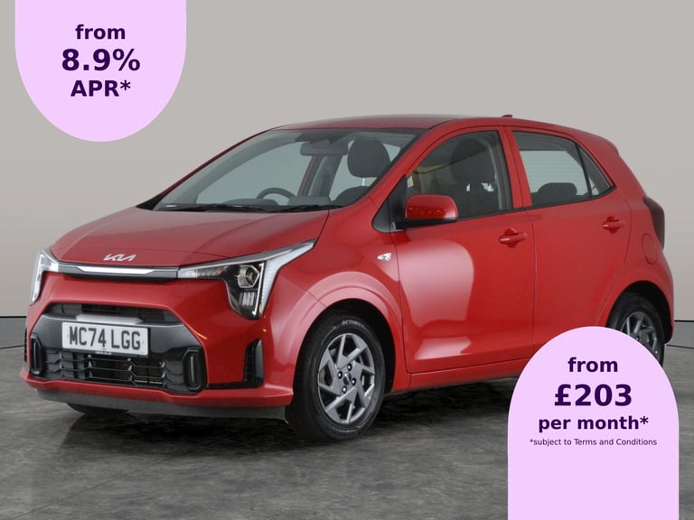 2025 Kia Picanto 1.0 2 Hatchback 5dr Petrol AMT Euro 6 (s/s) (62 bhp) - 14IN ALLOYS - DIGITA Hatc...