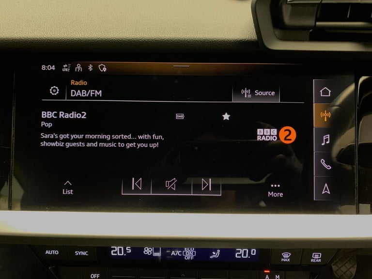 2022 Audi A3 30 TFSI Sport 5dr HATCHBACK PETROL Manual