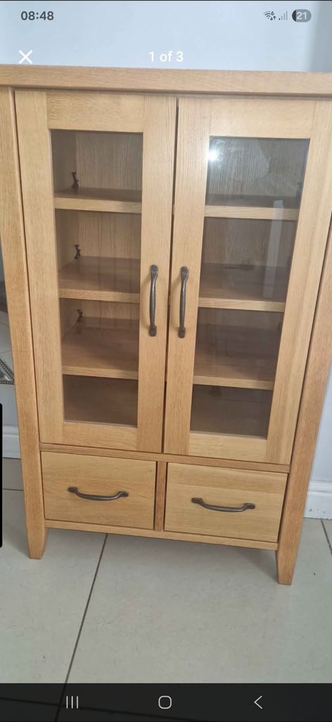 Solid oak unit