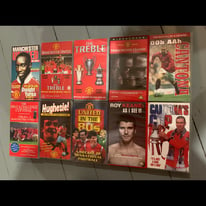 Manchester United vhs video tapes