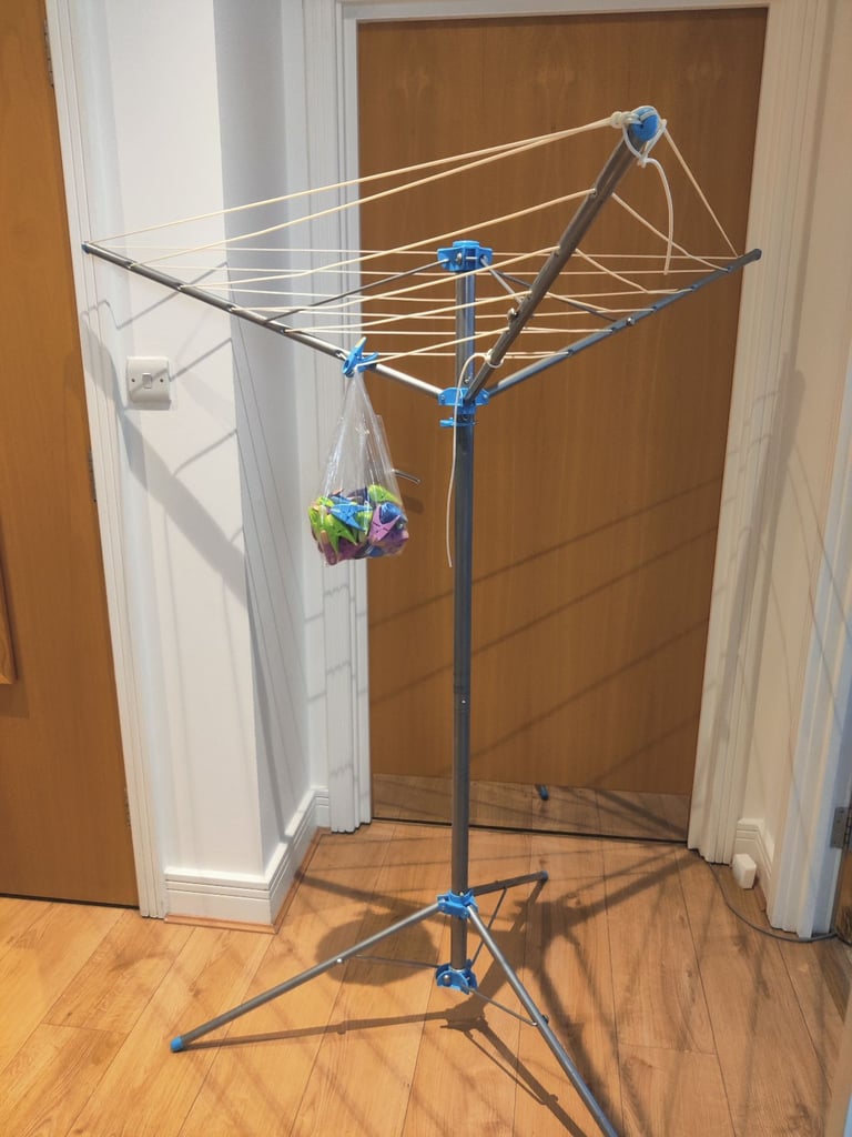 image for  Washing line - Rotary, Foldable with 40 Minky Pegs