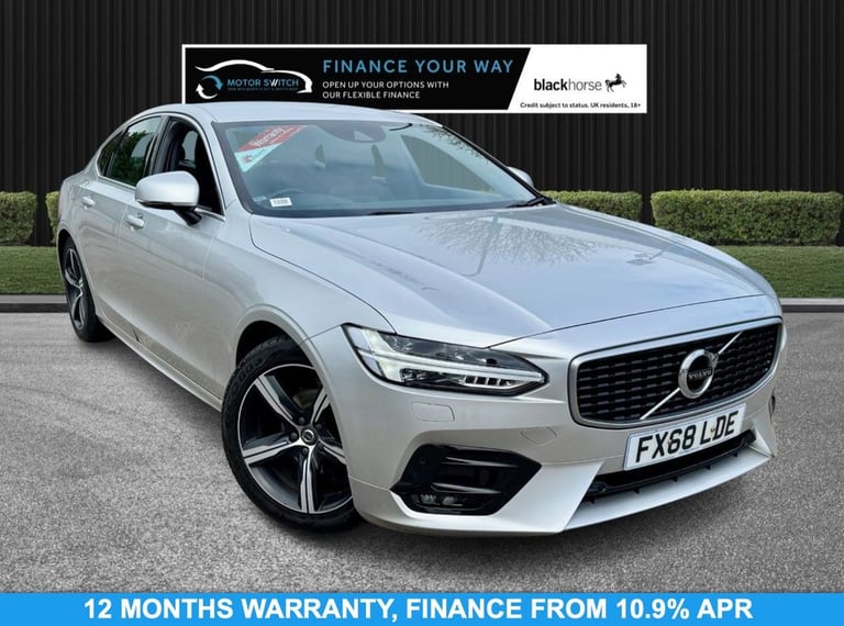 2018 68 VOLVO S90 2.0 D4 R-DESIGN SALOON 4DR DIESEL AUTO EURO 6 (S/S) (190 PS) D
