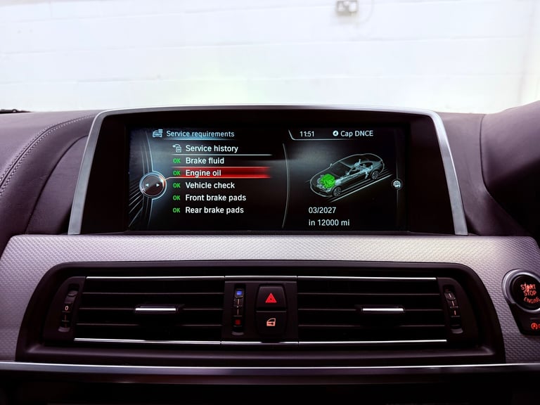 2015 15 BMW 640D M SPORT GRAN COUPE AUTOMATIC 3.0 DIESEL 313BHP WHITE 