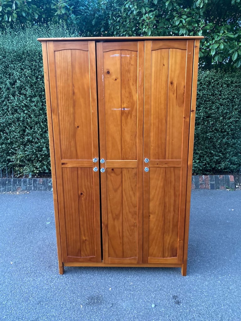 image for Pine Wardrobe in Excellent Condition for £120