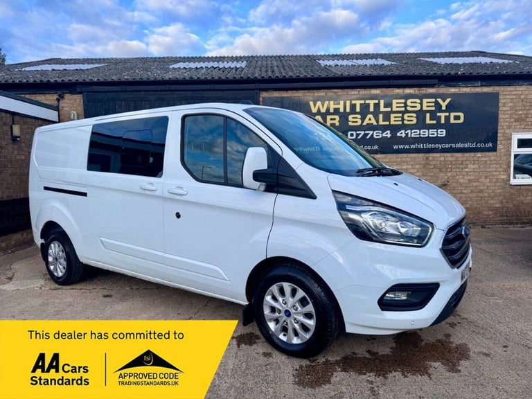 2022 Ford Transit Custom 2.0 EcoBlue 130ps Low Roof D/Cab Limited Van PANEL VAN DIESEL Manual