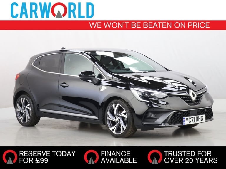 image for 2021 Renault Clio 1.0 TCe RS Line Hatchback 5dr Petrol Manual Euro 6 (s/s) (90 ps) Hatchback Petr...