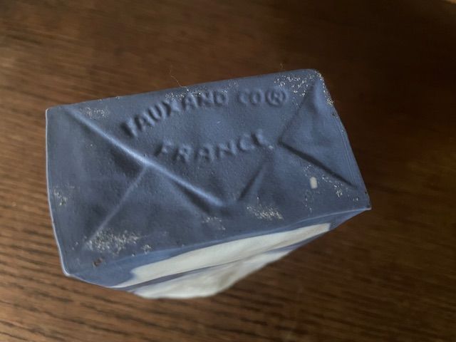French Faux & Co. Paper Bag Ceramic Vase 