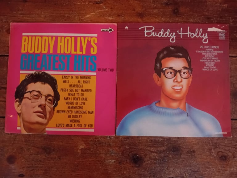 Buddy Holly LPs x 2