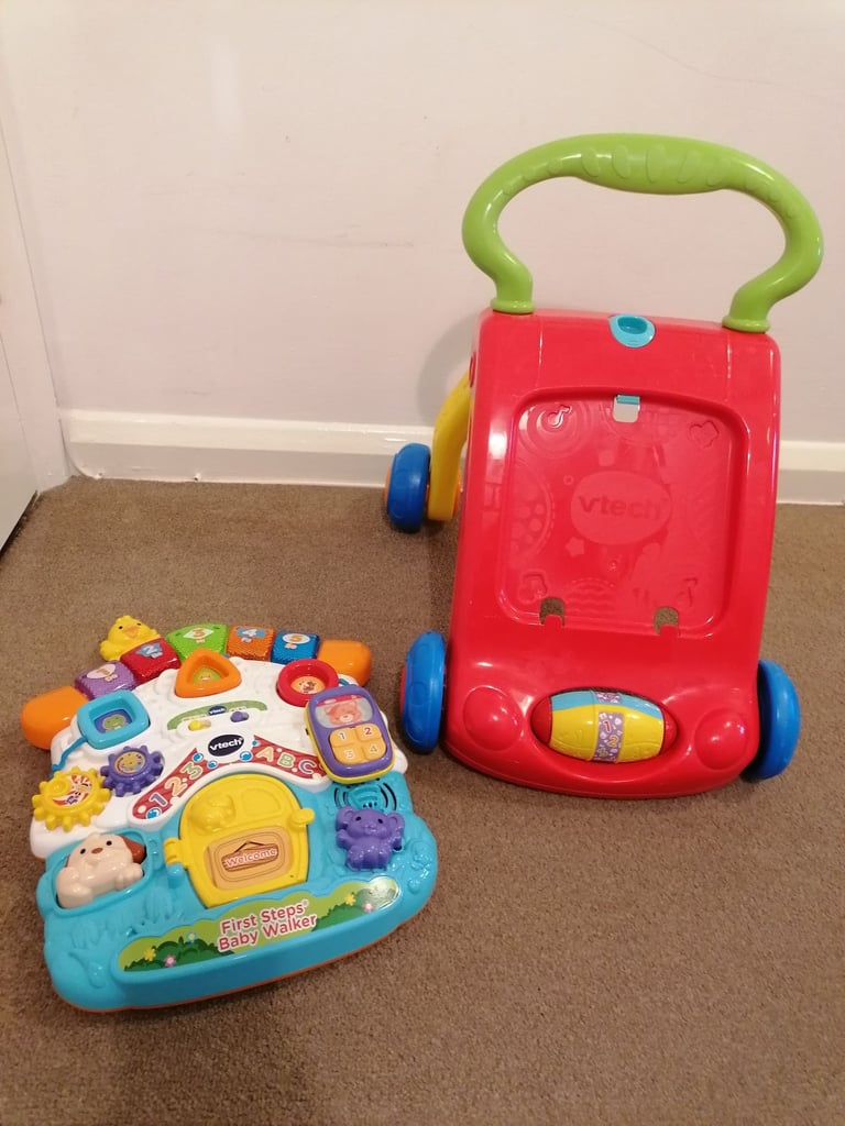 Bundle of V-tech and Fisher price toys (4 pieces) used