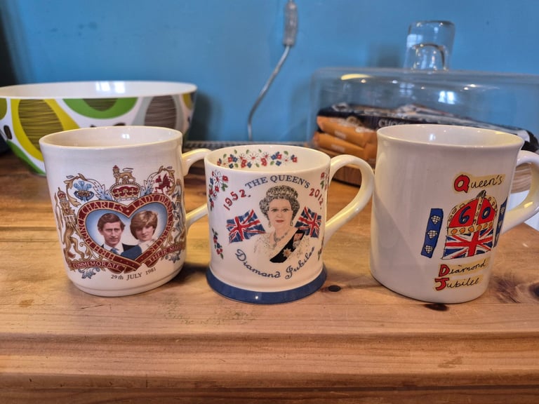 image for Royal wedding and jubilee mugs