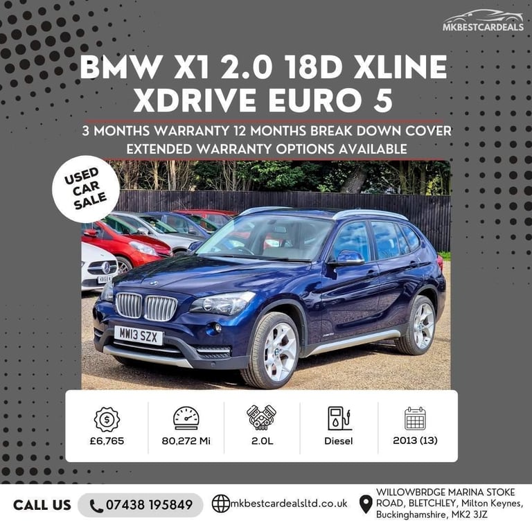 BMW X1 2.0 18d xLine xDrive Euro 5 (s/s) 5dr