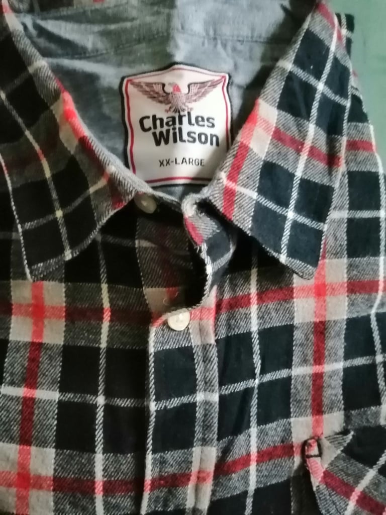 image for Charles Wilson checked XXL shirt