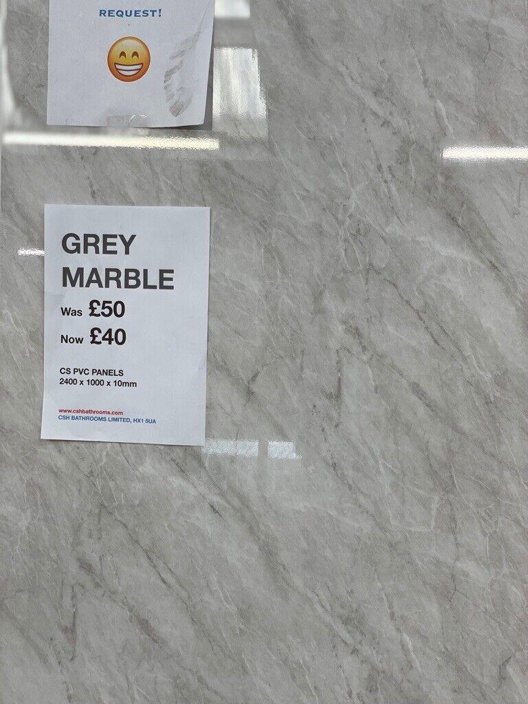 Wet Wall Panels bathroom CS PVC Cladding (2.4m x 1m x 10mm)