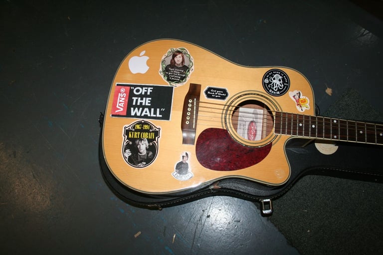 Semi Acoustic Guitar with case 