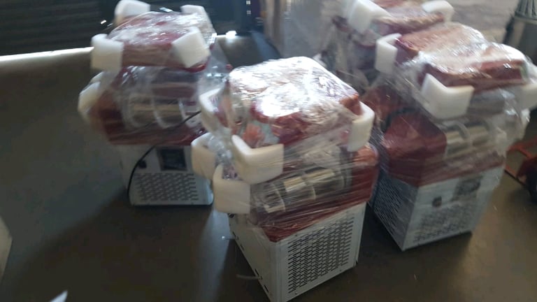 New Commercial Double Slush Maker Machine Stock 