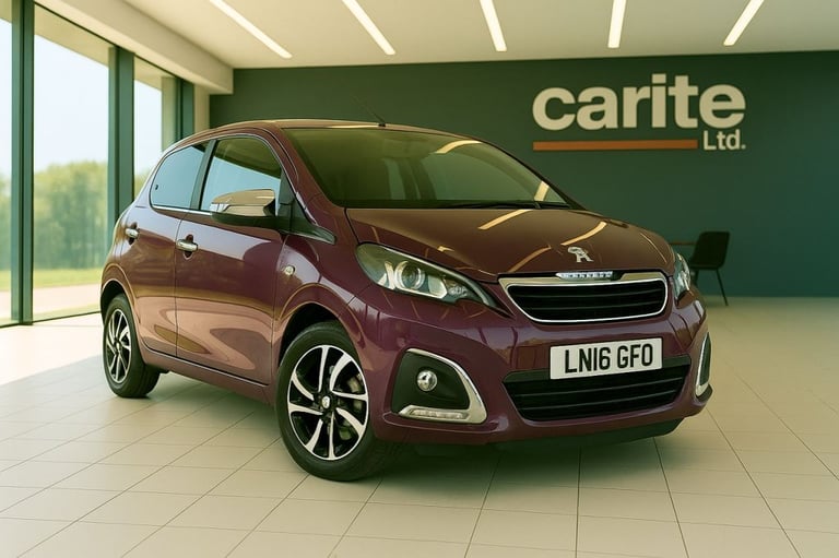 image for 2016 Peugeot 108 1.2 PureTech Feline Nav Hatchback 5dr Petrol Manual Euro 6 (82 ps) Hatchback Pet...