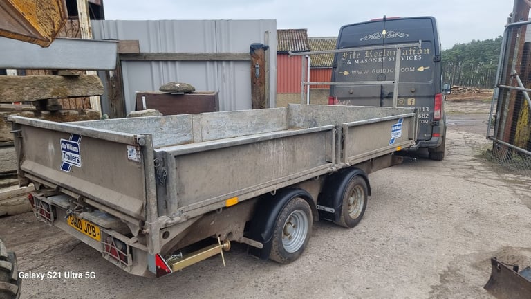 Thwaites 1t dumper+Ifor Williams tipper trailer