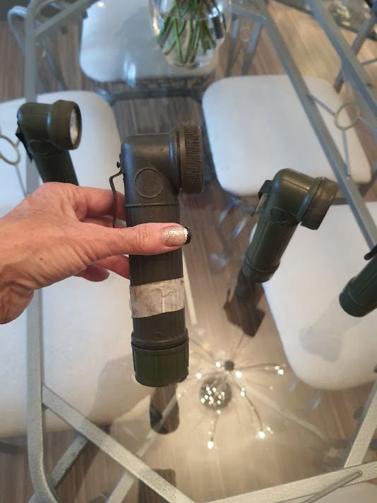  4 British Army ...🖤... Right Angled Torch Green