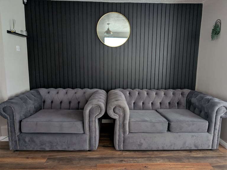 3 piece chesterfield sofas