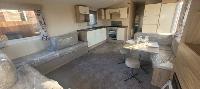 Static caravan sited 