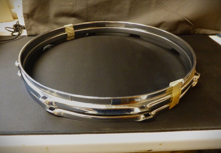  2 x 14 inch 8 lug Sets of Snare Drum Hoops. £15-£20 a Set !!Excellent!