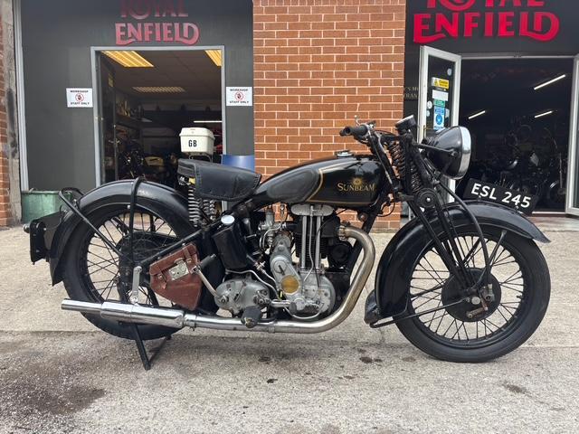 image for 1936 SUNBEAM MODEL 9 500CC CLASSIC MOTORCYCLE