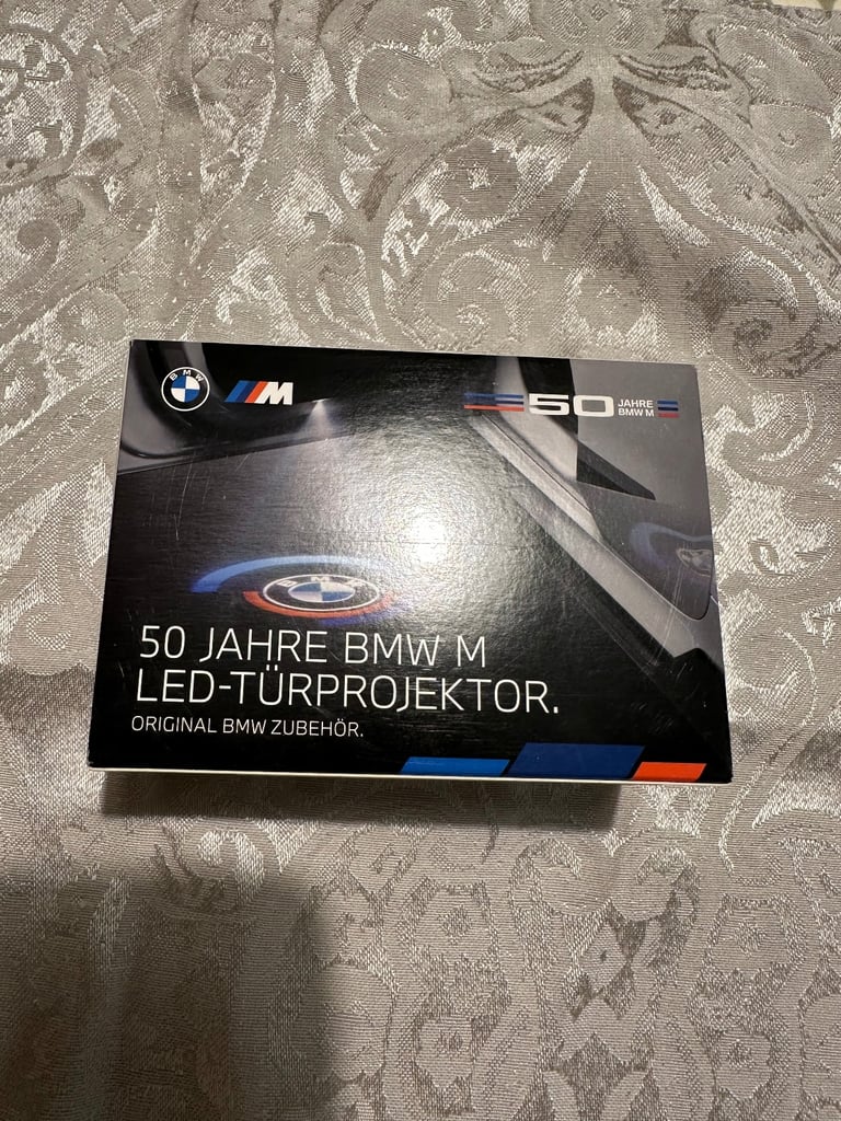 image for BMW Genuine M 50 Years LED Door Projectors 50mm