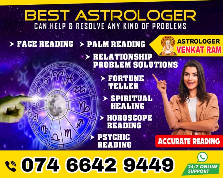 BEST ASTROLOGER IN LONDON I WILL GIVE BRIGHT FUTURE 