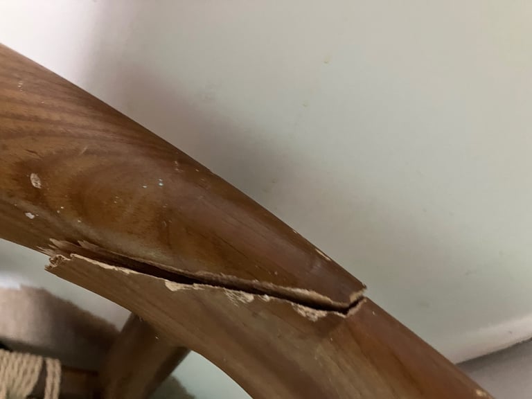 Two flawed yet beautiful mcm chairs