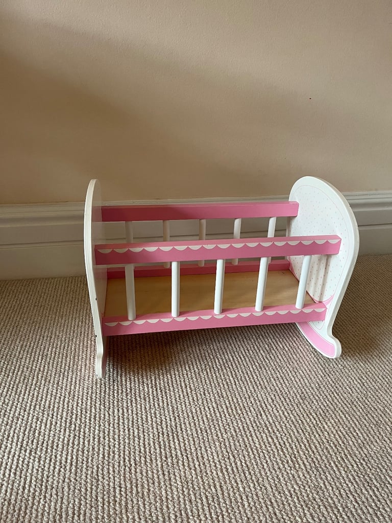 image for Wooden toy cradle 