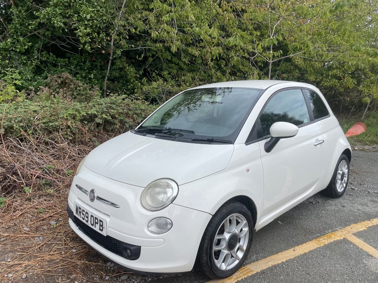 FIAT 500 1.3 M/JET SPORT 59 REG WHITE 3 DOOR MOT APRIL 17TH 2026 TAX £20 LOW INSURANCE 60+MPG