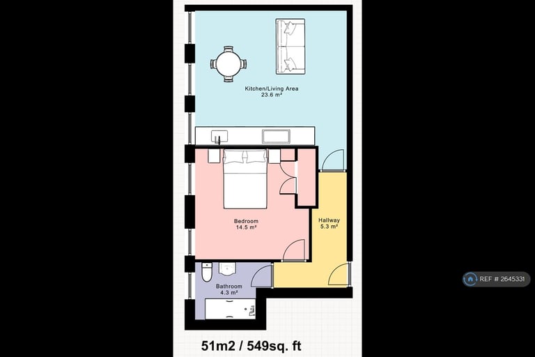 1 bedroom flat in Oriel House, Northampton, NN1 (1 bed) (#2645331)