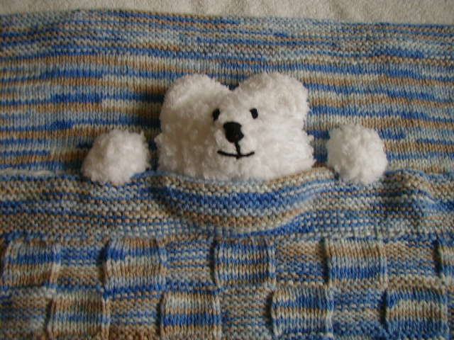 Hand Knitted Baby Blanket